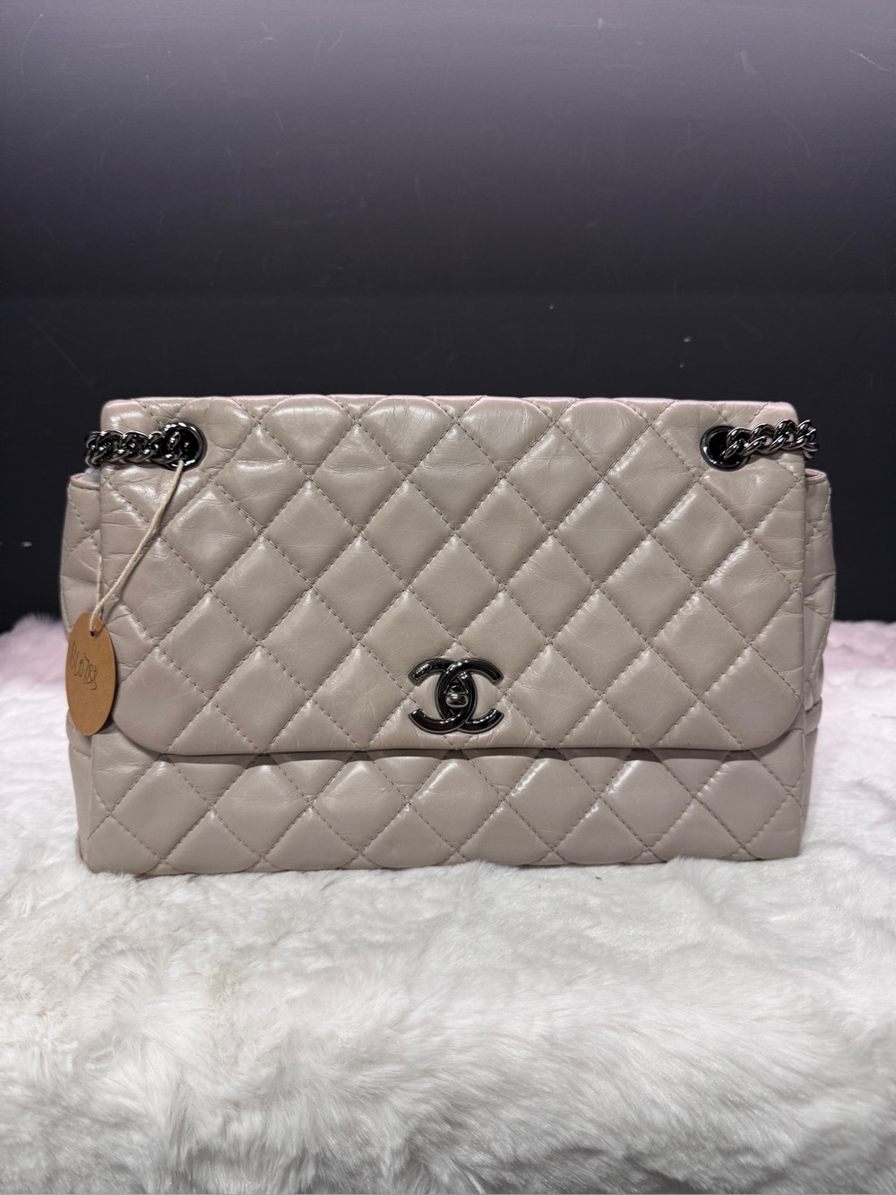 #4 Chanel Flap Bag Cream Pink